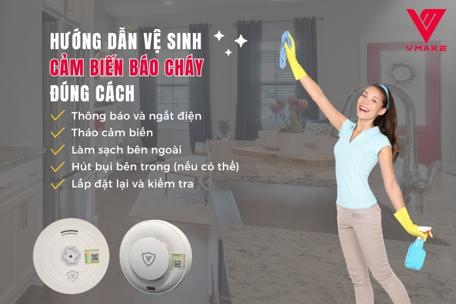 Cách Kiểm Tra Và Bảo Dưỡng Đầu Báo Cháy Không Dây Đúng Cách