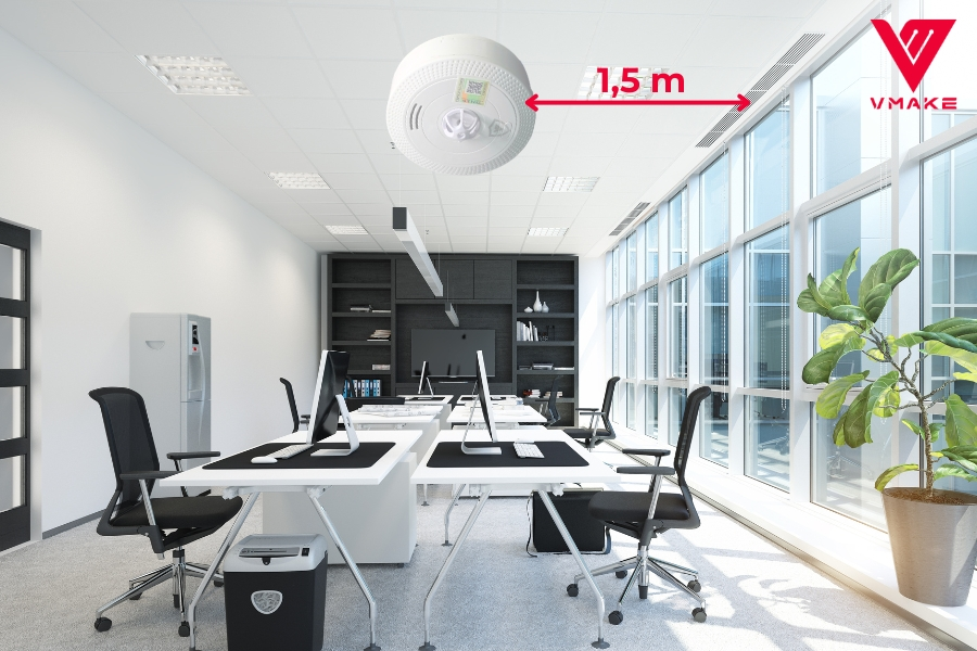 Mẹo Đặt Bộ Báo Cháy Không Dây Đúng Vị Trí Để Tăng Hiệu Quả