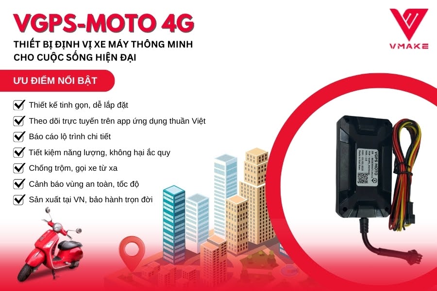 Ứng Biến Trước Mọi Nguy Cơ Với Thiết Bị Định Vị Xe Máy Thông Minh